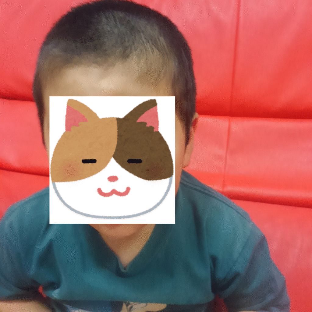 1歳時頃のJ君