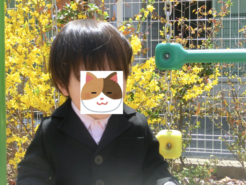 幼稚園生当時のJ君