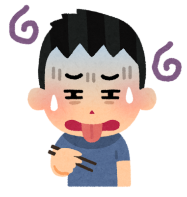 あー！わー！と大きな声を出しながら一生懸命納豆を食べているJ君