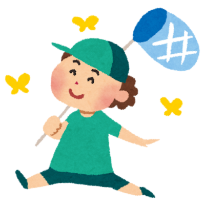 夏休みを楽しむ男の子