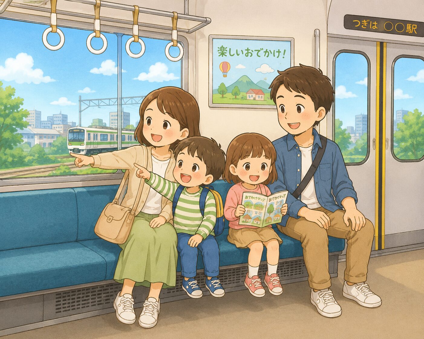 療育手帳でおでかけを楽しむ家族